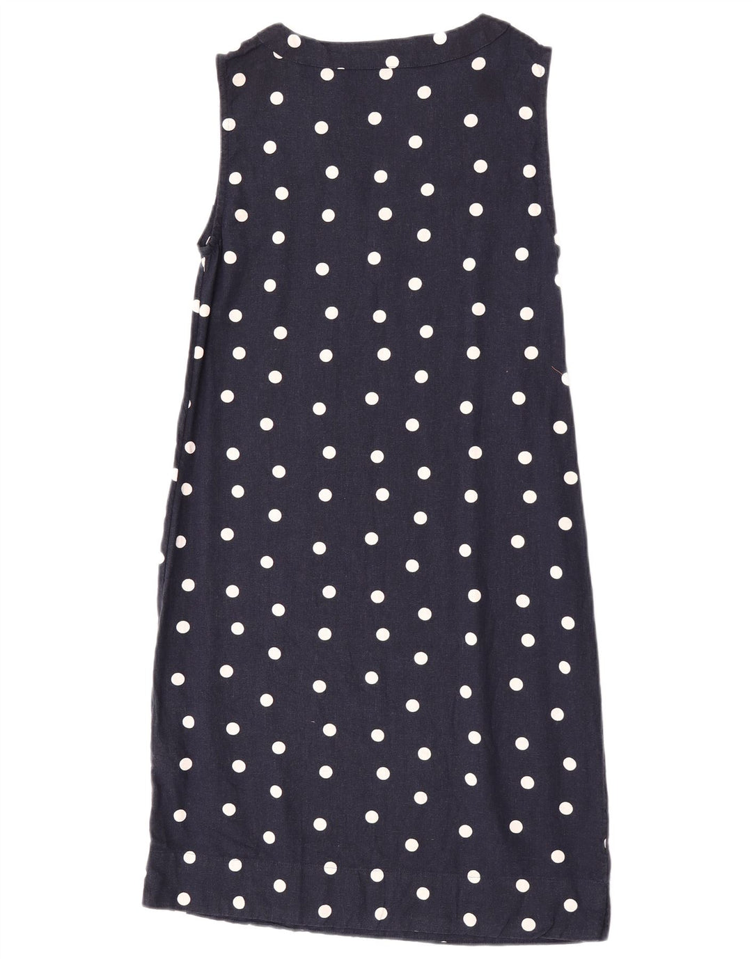 Marks & Spencer Vestido recto para mujer UK 8 Small Azul marino Lunares