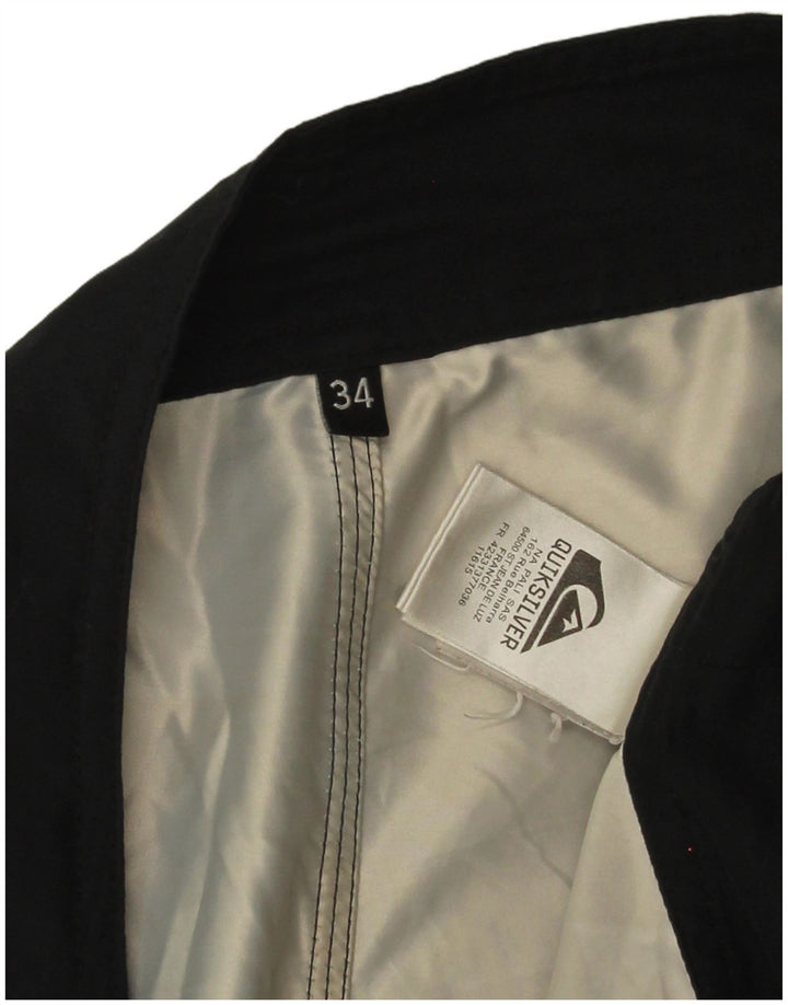 Quiksilver Hombre Graphic Bañador Shorts Grande Poliéster Negro