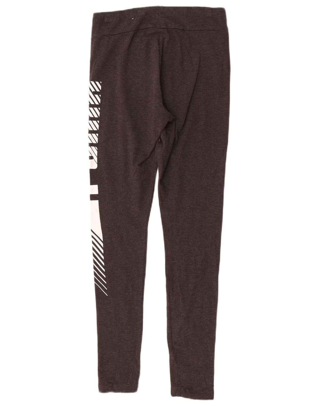 Puma Leggings gráficos para mujer UK 10 Small Gris Algodón