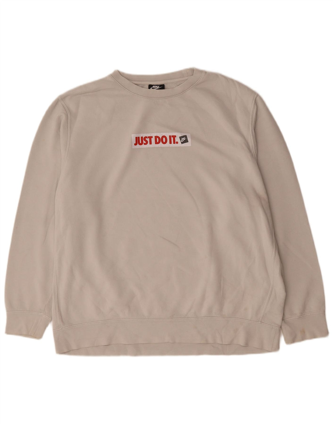 Nike - Sudadera gráfica para hombre, talla 2XL, algodón blanco