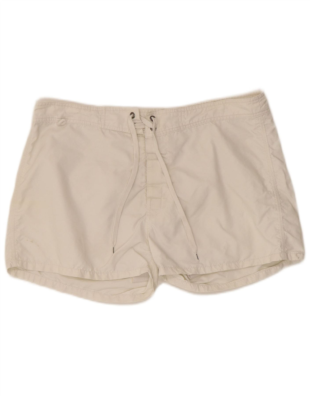 Sundek Bañador para hombre, talla grande, nailon blanco