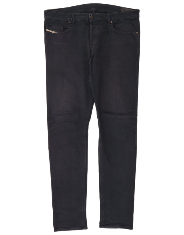 Diesel Hombre D-Luster Slim Jeans W34 L34 Algodón Azul Marino
