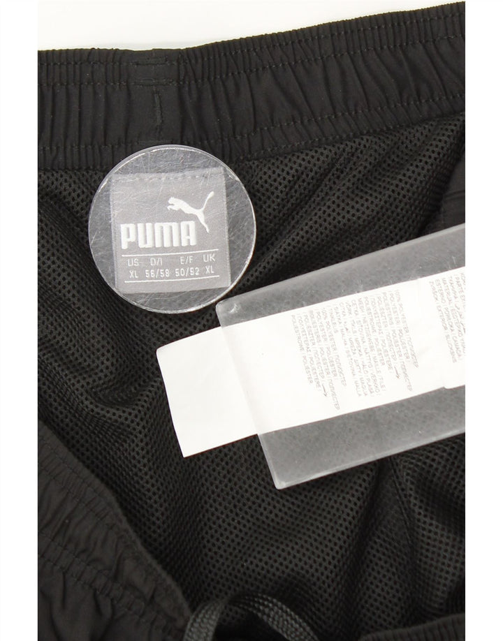 Puma Pantalones cortos deportivos gráficos para hombre XL Poliéster negro