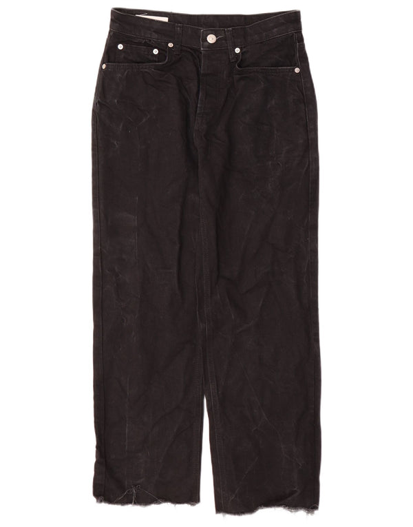 Zara Jeans rectos para hombre EU 38 Small W30 L27 Algodón negro