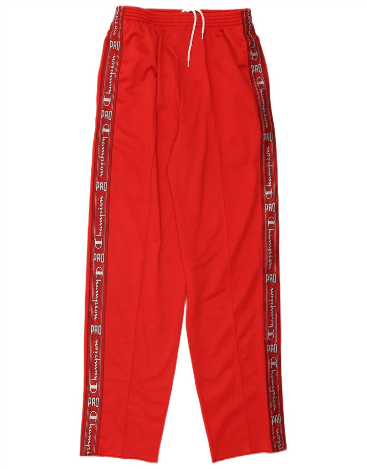 Champion Pantalones De Chándal Gráficos Para Hombre Poliéster Rojo Mediano