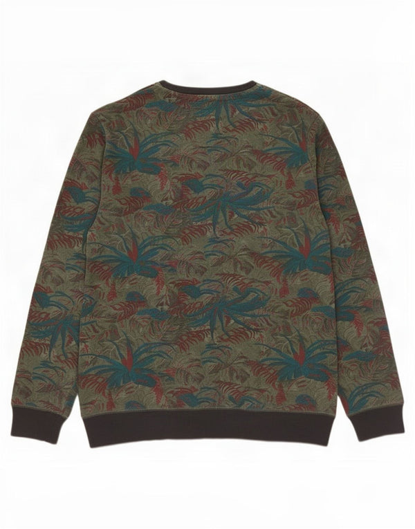 Vans Hombre Sudadera Jumper Small Multicolor Floral Algodón