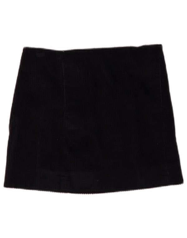 Cos Minifalda de pana para mujer EU 34 XS W30 Algodón negro