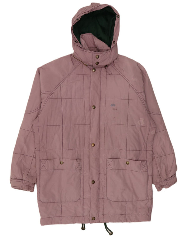 Think Pink Abrigo cortavientos con capucha para hombre UK 42 XL Rosa