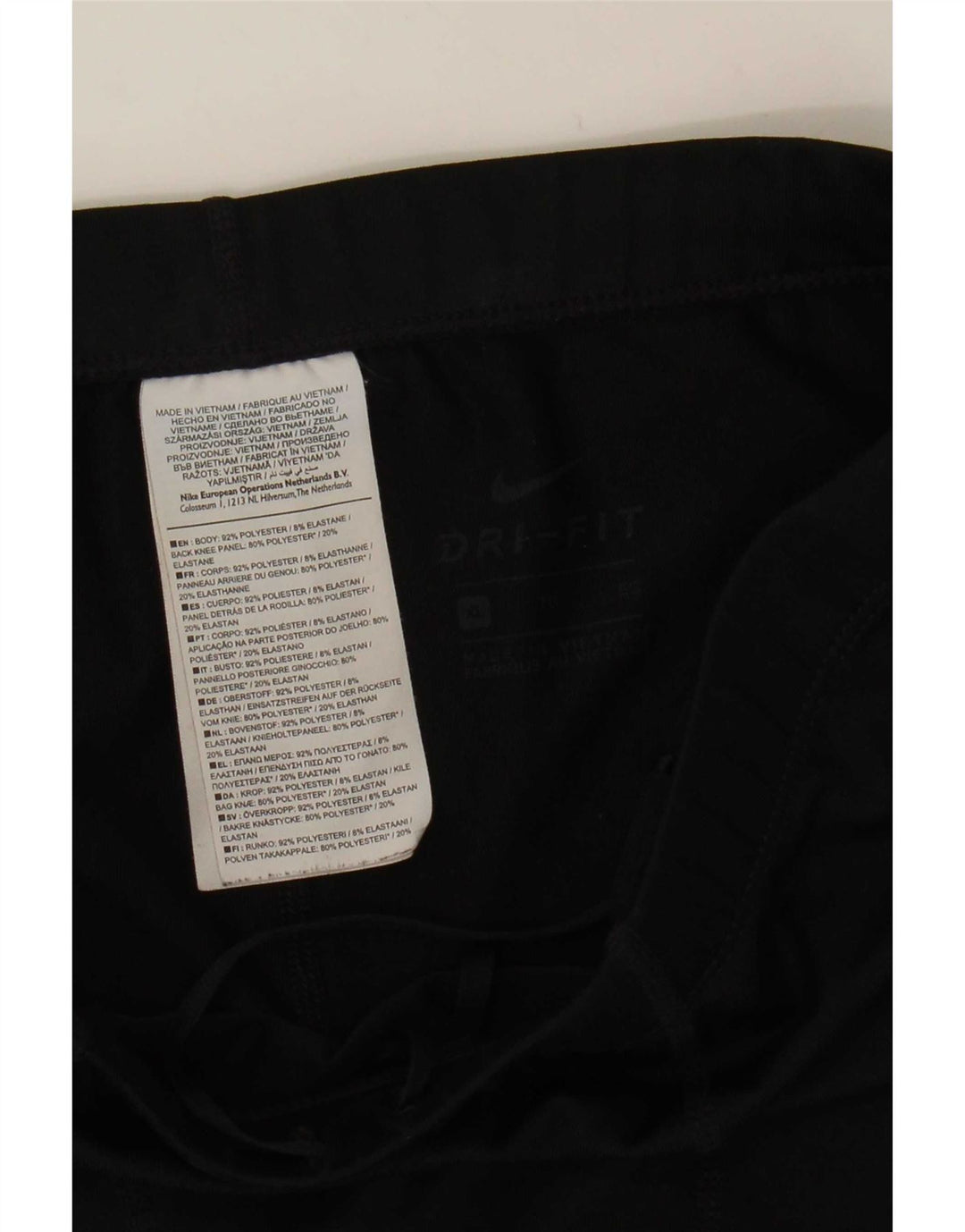 Nike Leggings Dri Fit para mujer UK 40 XL Poliéster negro
