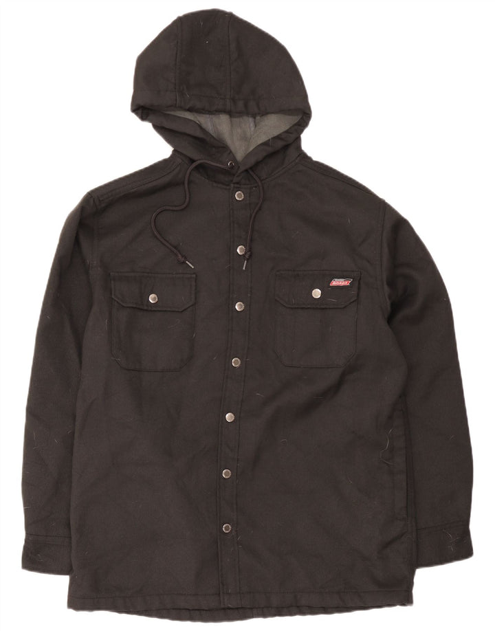 Dickies Chaqueta utilitaria con capucha para hombre UK 38/40 Poliéster negro mediano