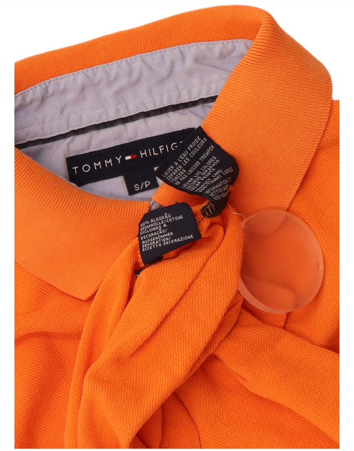Polo Tommy Hilfiger Hombre Pequeño Algodón Naranja