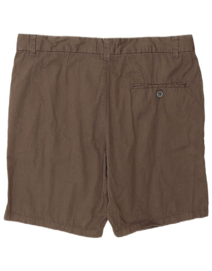 FRENCH CONNECTION Pantalones cortos chinos para hombre grande W34 algodón marrón