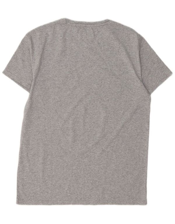 TOMMY HILFIGER Camiseta Regular Fit para Hombre Top Small Gris Algodón