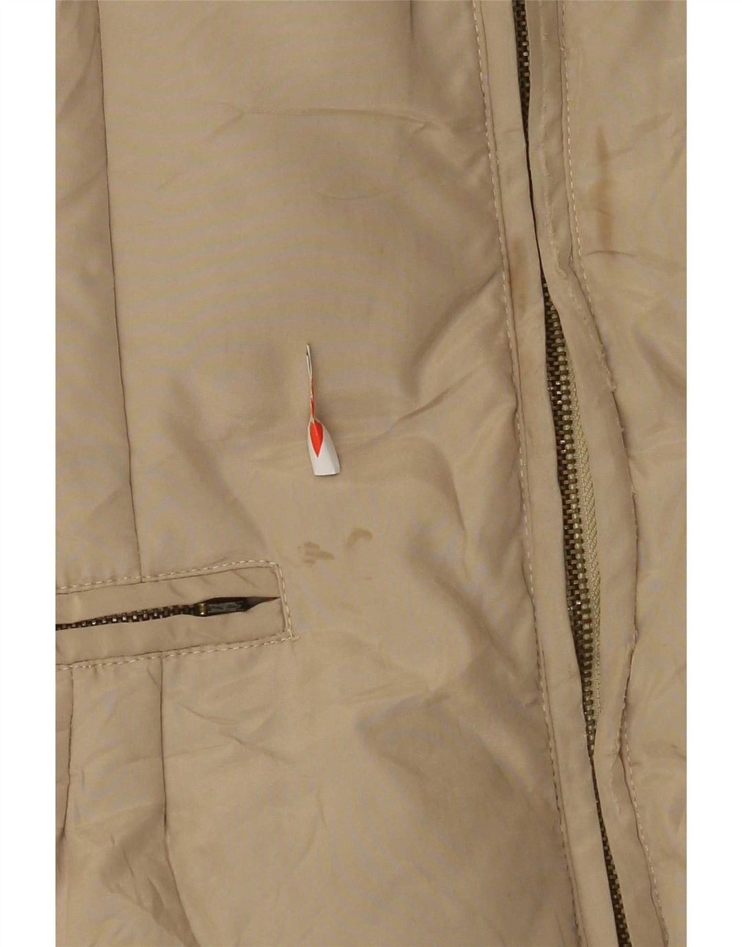 Chaqueta Acolchada Mujer Elisabetta Franchi IT 42 Poliéster Beige Medio