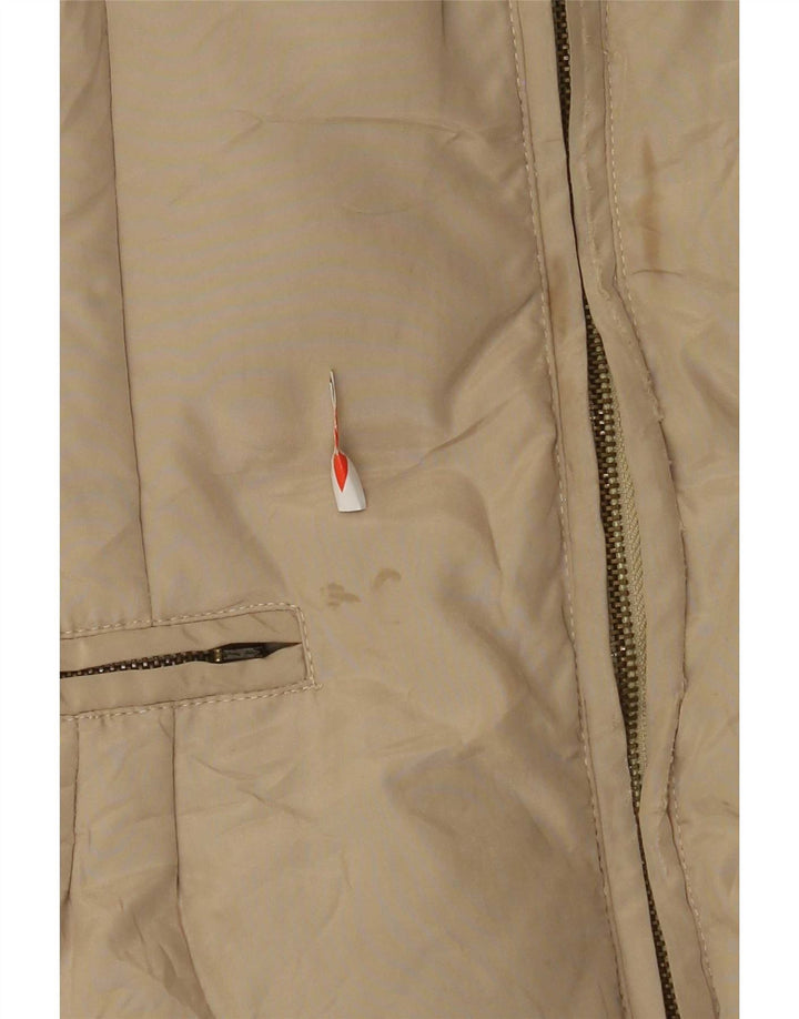 Chaqueta Acolchada Mujer Elisabetta Franchi IT 42 Poliéster Beige Medio