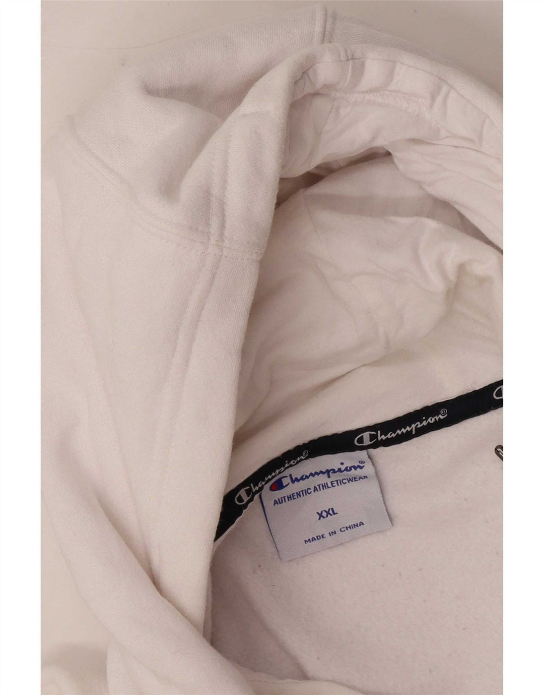 Champion Sudadera con capucha para hombre Jumper 2XL Algodón blanco