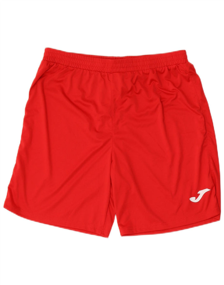 Joma Pantalón Corto Deportivo Hombre Large Poliéster Rojo
