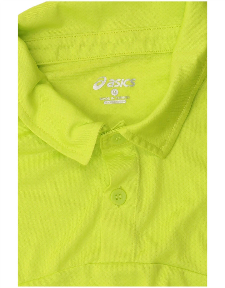 Polo Asics Hombre Medium Amarillo Sports
