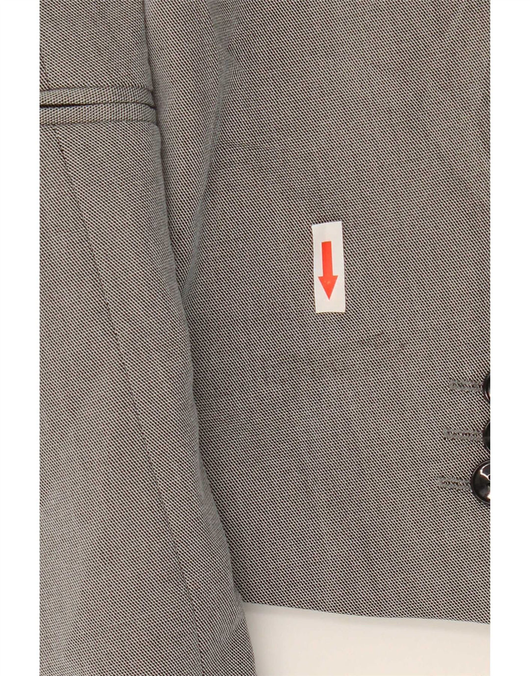 Zara Chaqueta tipo blazer con 1 botón para hombre EU 50 Gris medio