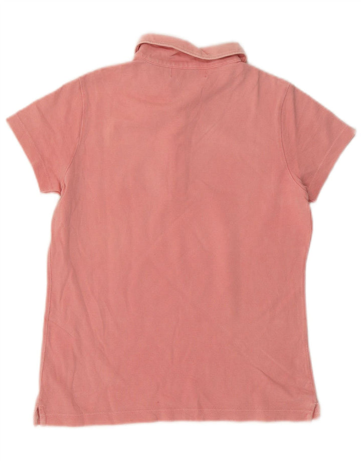 SERGIO TACCHINI Polo para mujer UK 40 Algodón rosa medio