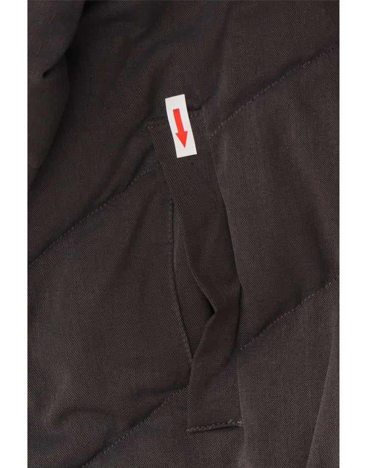 Moncler Abrigo acolchado para mujer Talla 4 Grande Gris