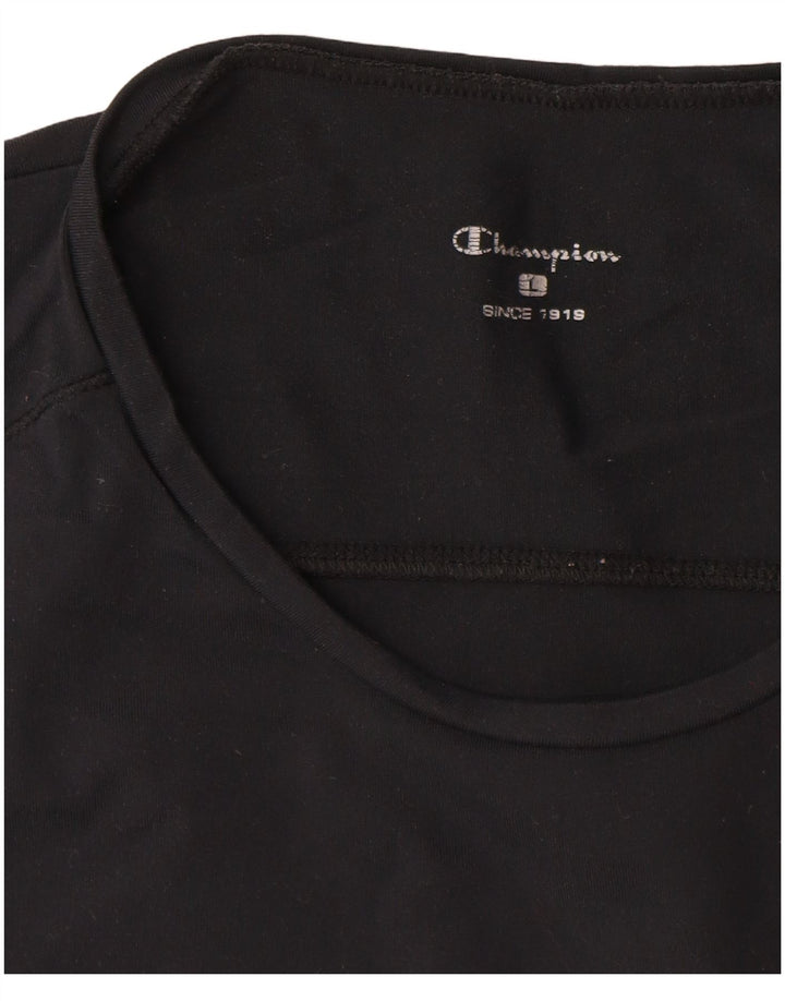 CHAMPION Camiseta para mujer Top UK 40 Large Black Colourblock