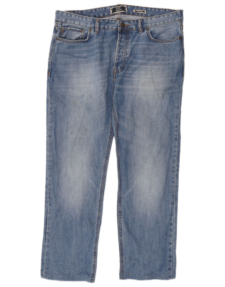 Vaqueros rectos para hombre Fat Face W38 L29 Algodón azul