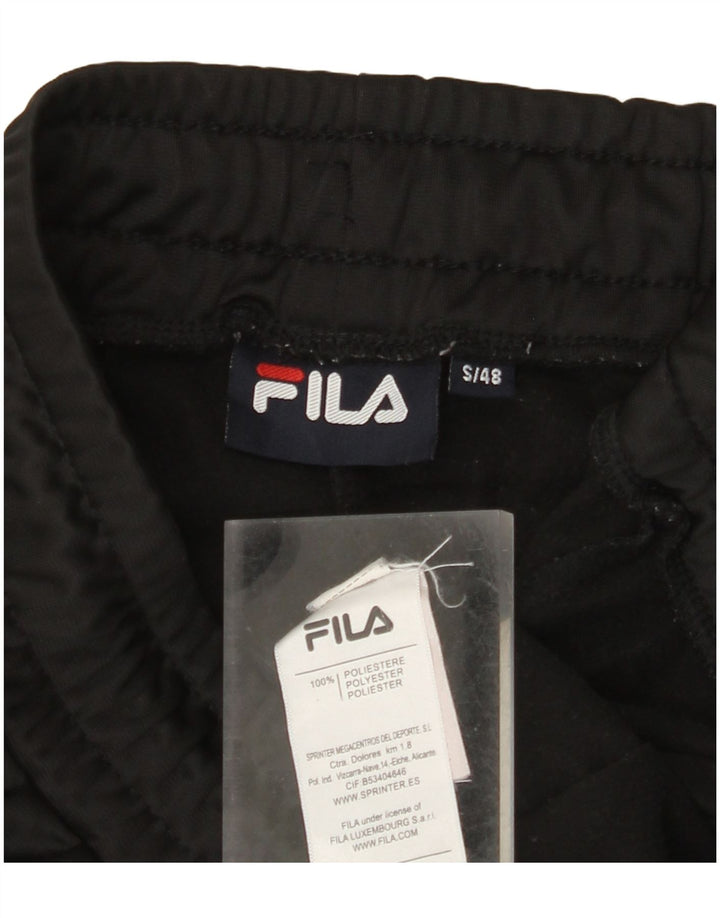 FILA Pantalones de chándal para hombre Joggers Small Negro Poliéster