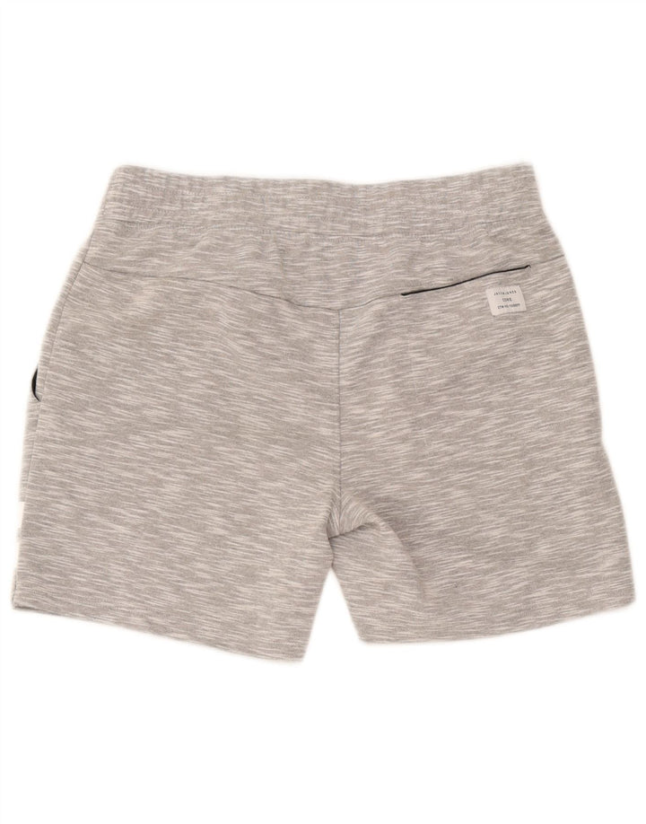 Jack & Jones Hombre Pantalones Cortos Deportivos De Algodón Moteado Gris Medio