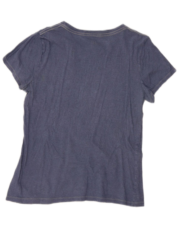 Gap Camiseta gráfica para mujer Top UK 44 Large Azul marino Algodón