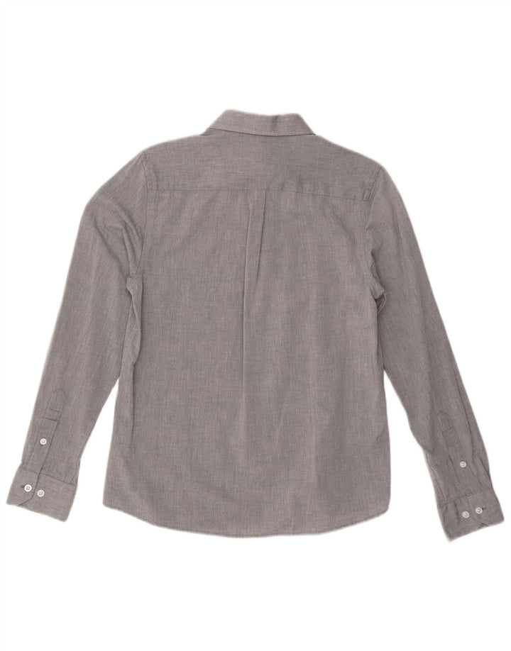 HARMONT & BLAINE Camisa ajustada para hombre Algodón gris pequeño