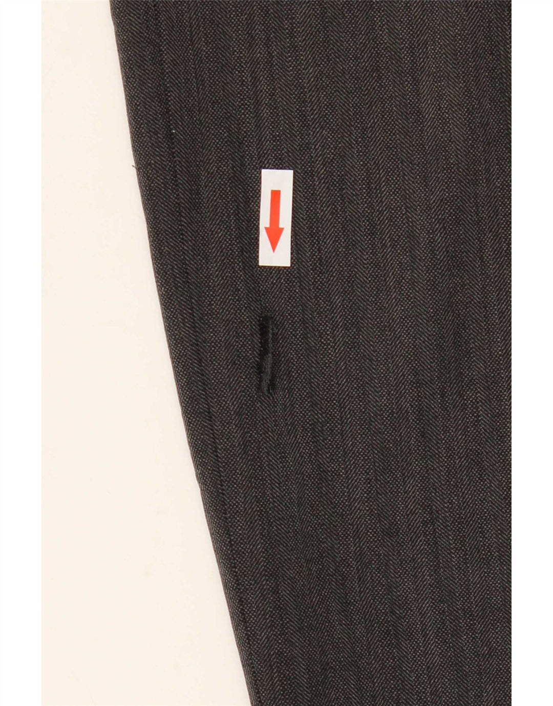 Marks & Spencer Pantalón de traje recto para hombre W36 L31 Poliéster negro