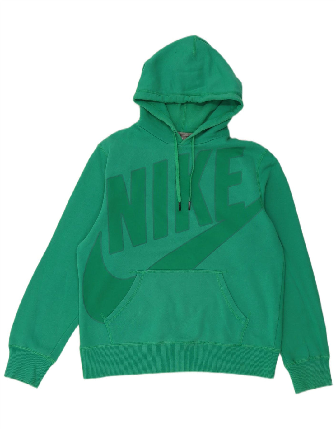 Nike Hombre Sudadera Con Capucha Gráfica Jersey De Algodón Verde Medio