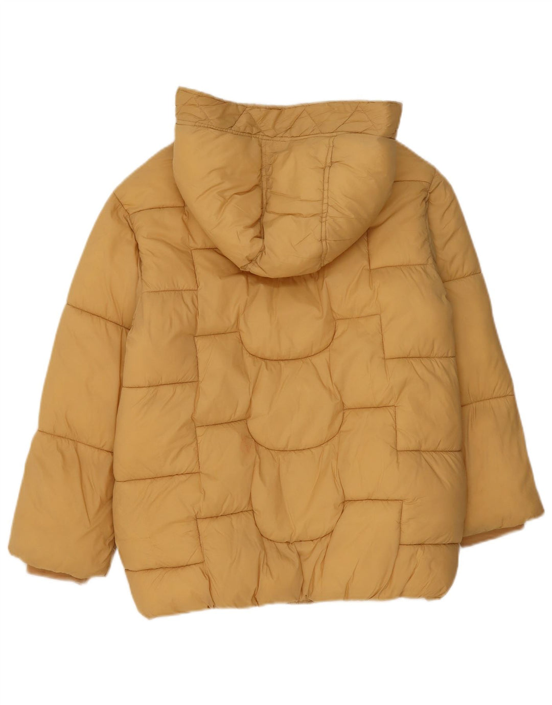 Zara Anorak Niña Con Capucha 11-12 Años Poliamida Amarillo