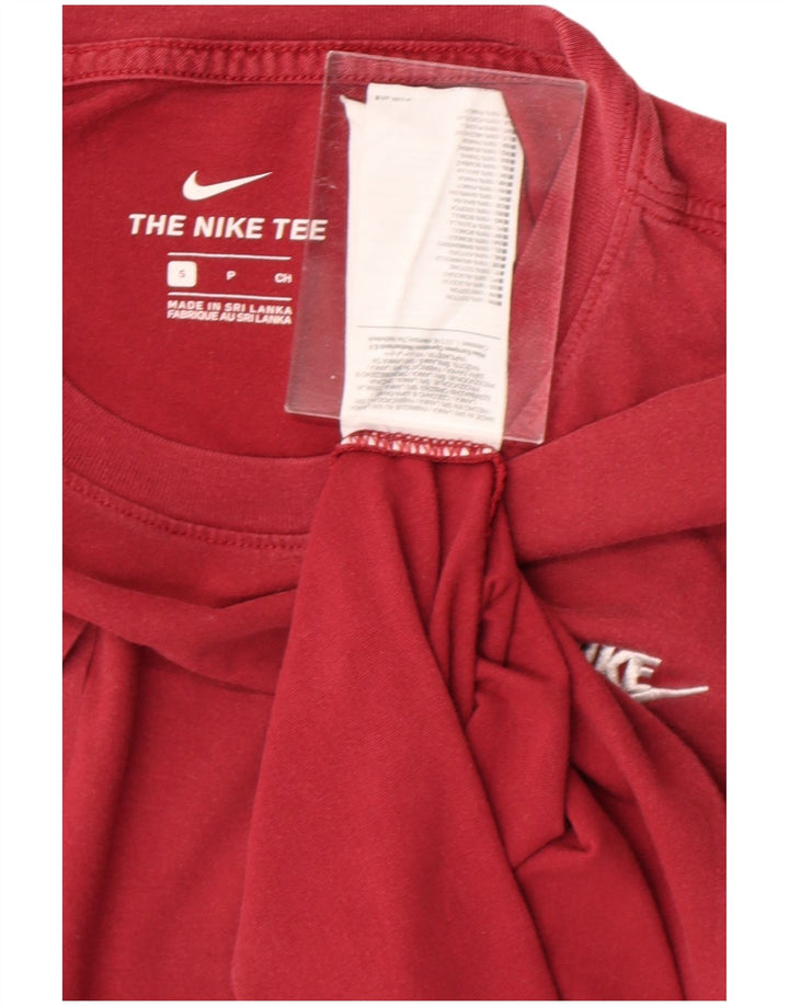 Camiseta NIKE Hombre Top Small Rojo Algodón