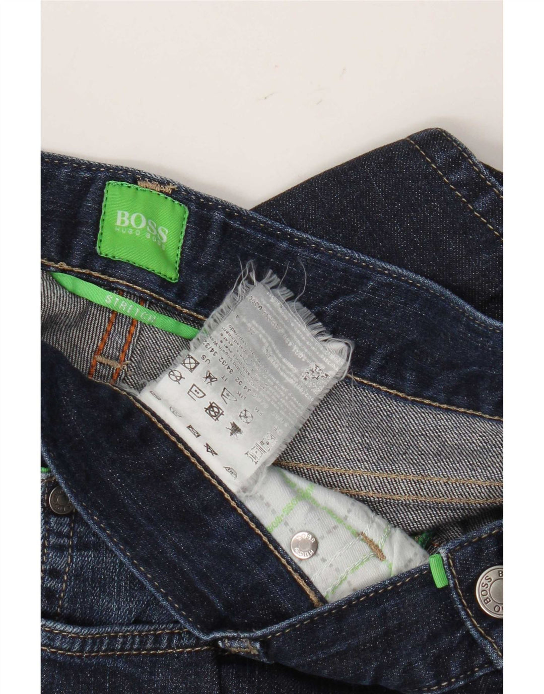 Vaqueros Hugo Boss Hombre Rectos W34 L32 Azul Marino