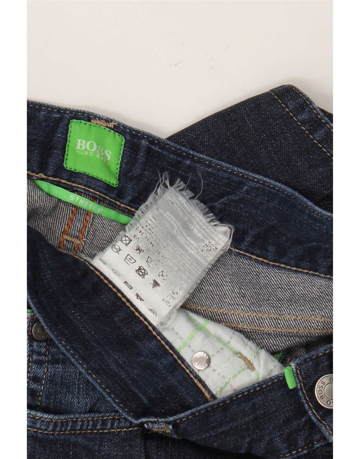 Vaqueros Hugo Boss Hombre Rectos W34 L32 Azul Marino