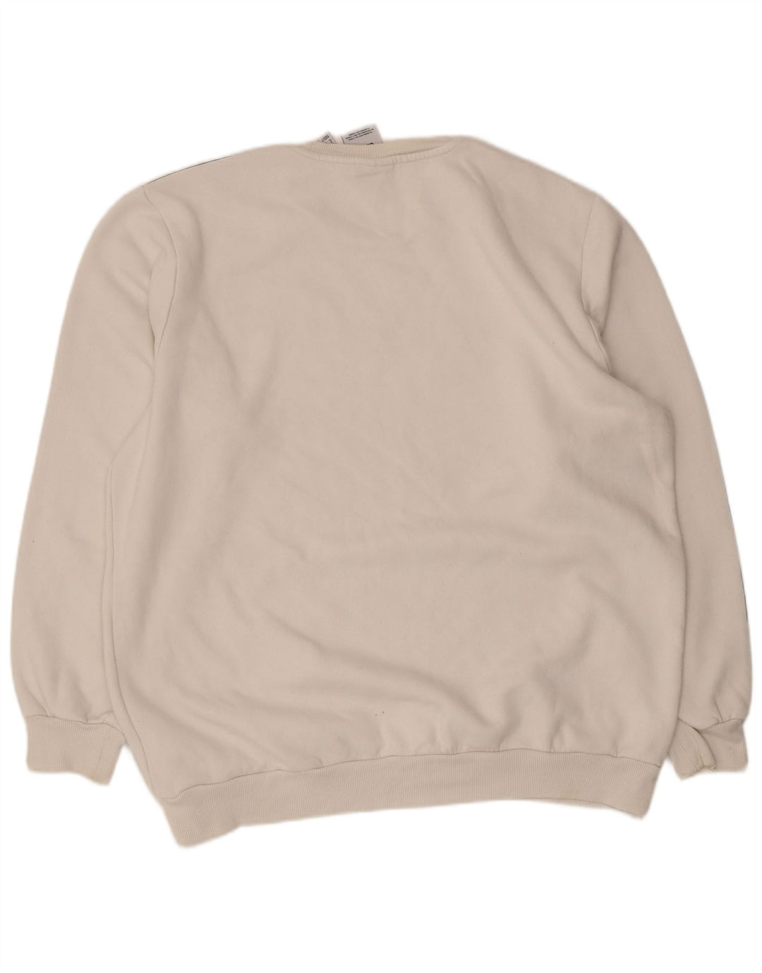 Adidas Hombre Sudadera Jumper XL Blanco Algodón