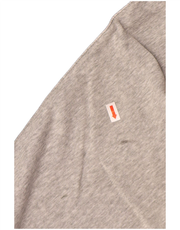 NIKE Pantalones cortos deportivos para hombre de algodón gris color block grande