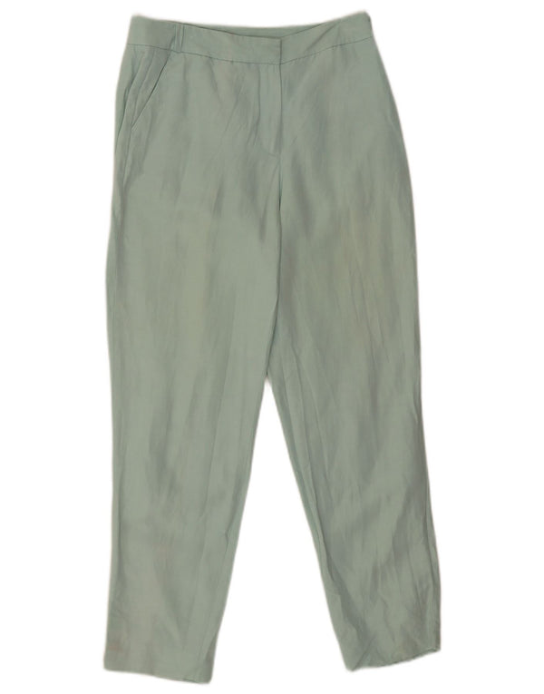 Hobbs Pantalones Cortos de Cintura Alta para Mujer UK 8 Small W28 L25 Verde