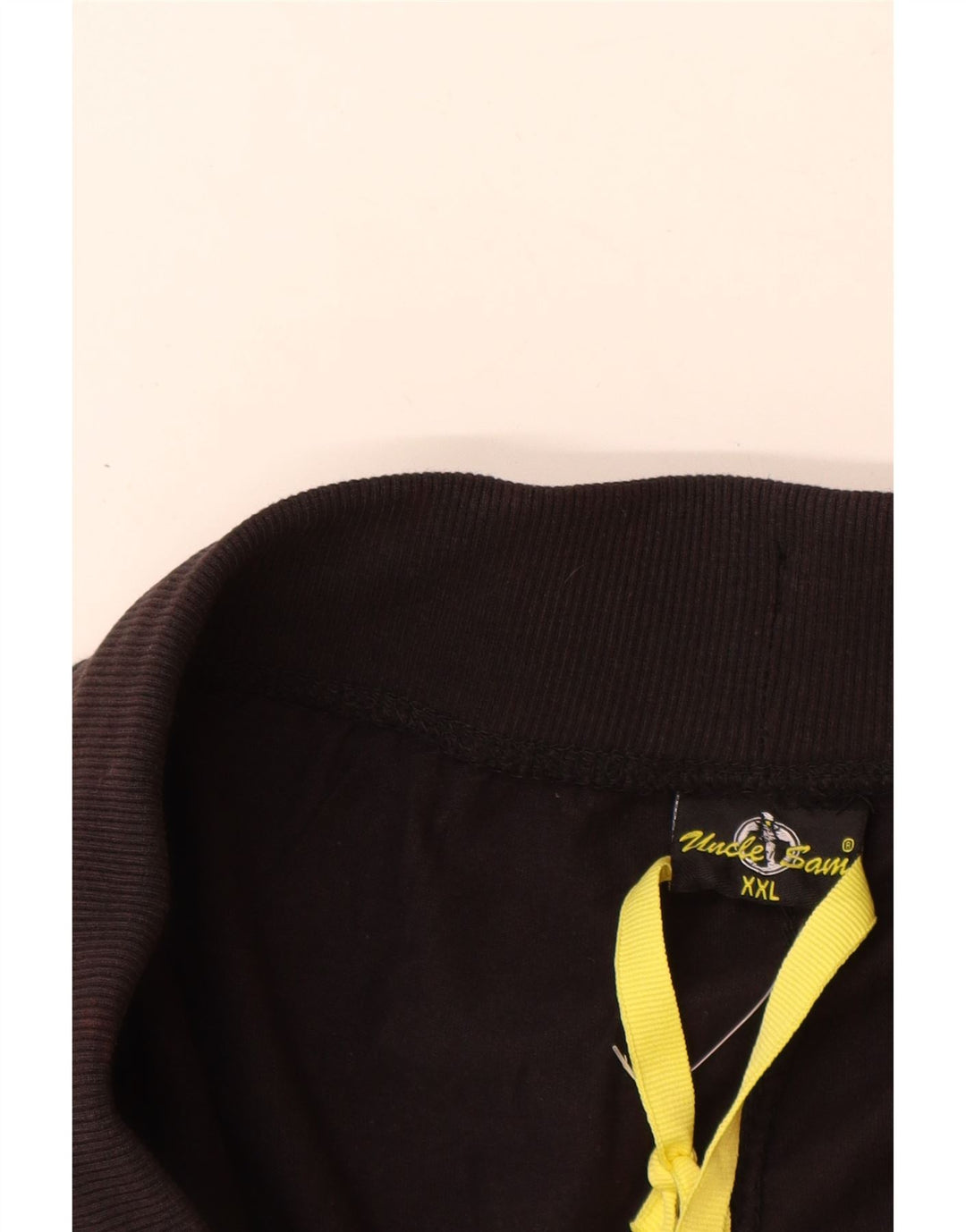 Tío Sam Pantalones de chándal gráficos para hombre 2XL Algodón negro