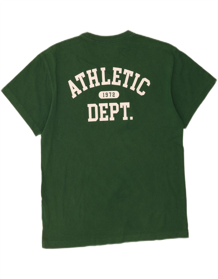 Nike - Camiseta gráfica para hombre, parte superior de algodón verde medio
