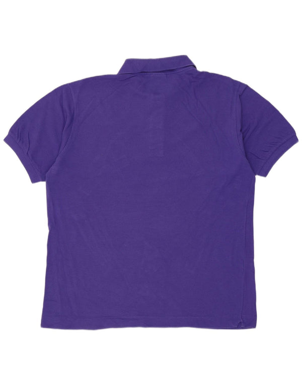 Polo Lacoste para hombre talla 4 mediano algodón morado