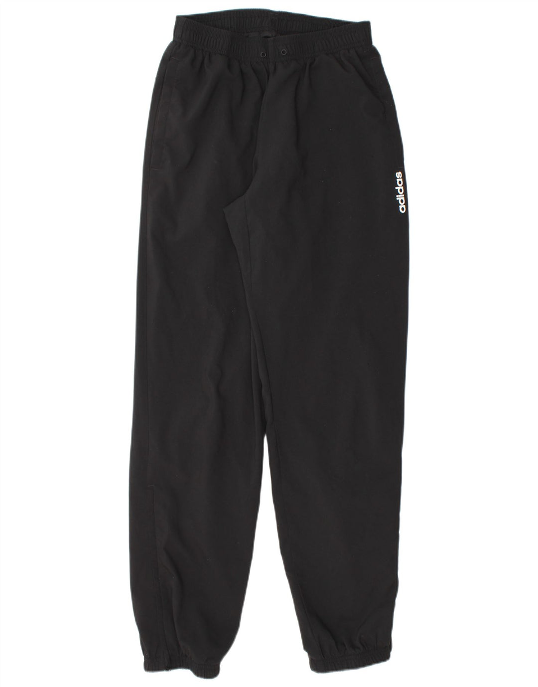 ADIDAS Hombre Chándal Pantalones Joggers Pequeño Negro Poliéster