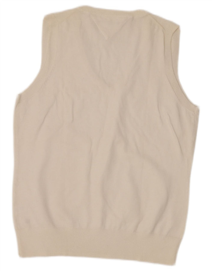 Tommy Hilfiger - Camiseta sin mangas para mujer, talla 40, color blanco