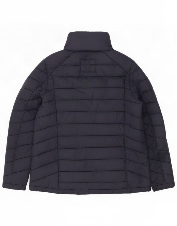 Chaqueta acolchada con capucha para mujer Fat Face UK 18 XL Azul marino Nylon