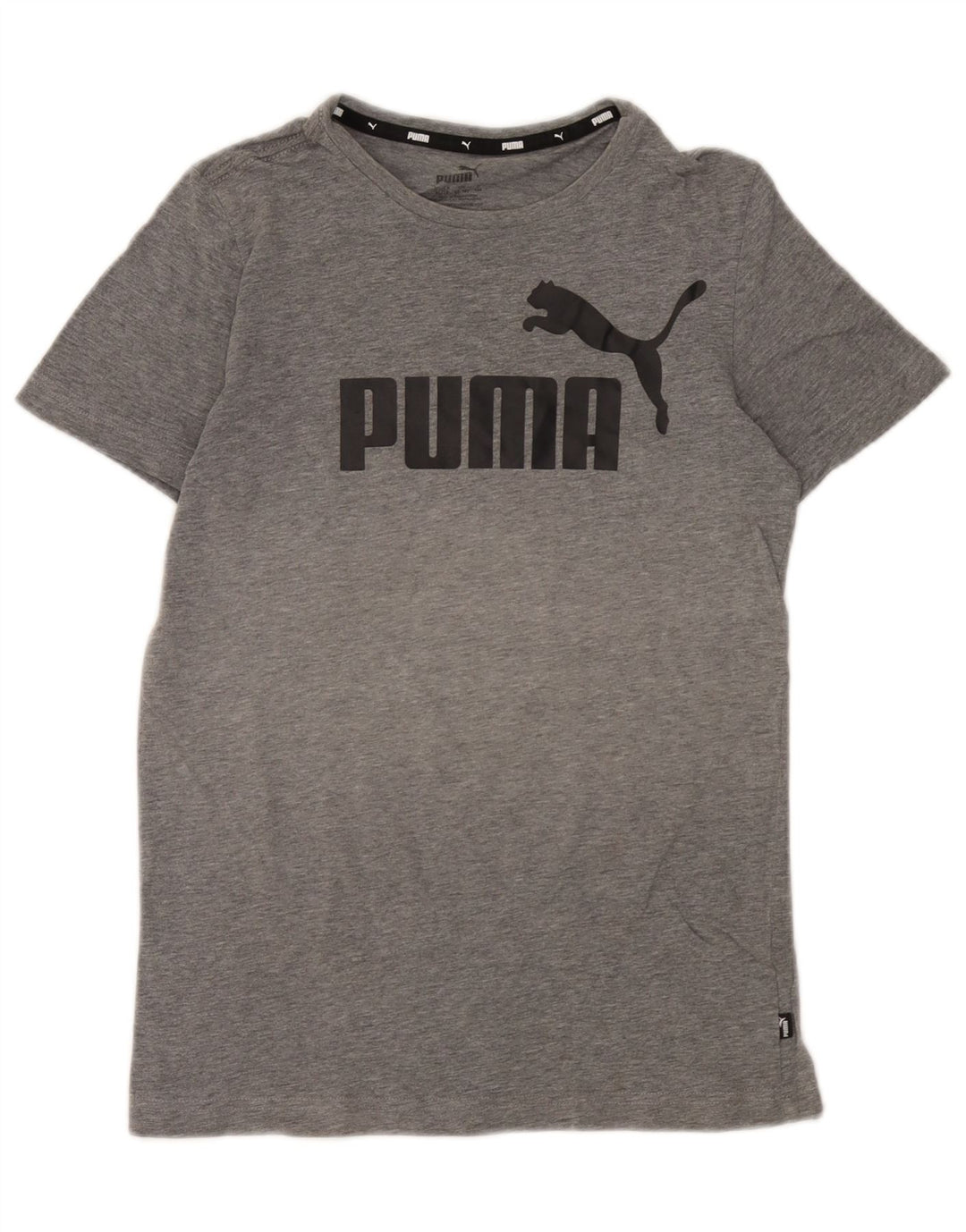 Puma Camiseta gráfica para niño 13-14 años Gris