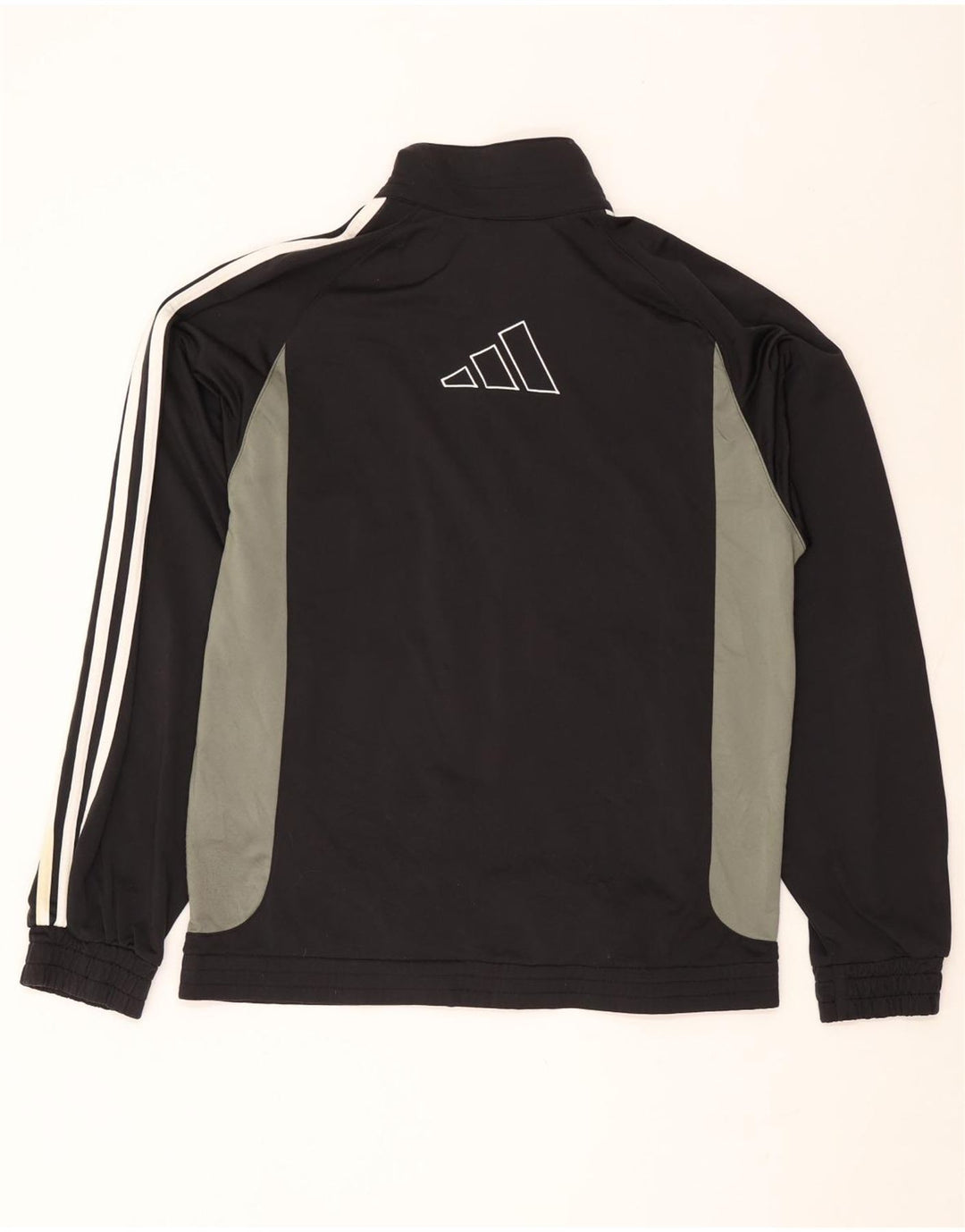 ADIDAS Chaqueta superior de chándal con gráfico para hombre UK 40/42 Medium Black Colourblock
