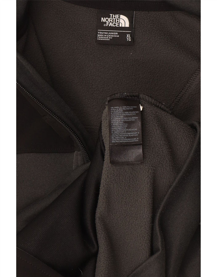 The North Face Sudadera con capucha y cremallera para niña 14-15 años XL Gris Poliéster