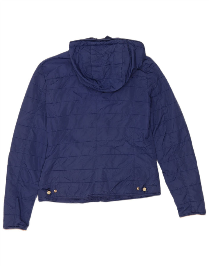 Massimo Dutti Chaqueta Acolchada Mujer EU 36 Small Azul Nylon